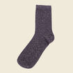 Chaussettes gris foncé femme