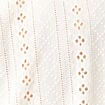 Chemise manches courtes brodée ecru homme