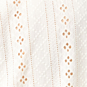 Chemise manches courtes brodée ecru homme
