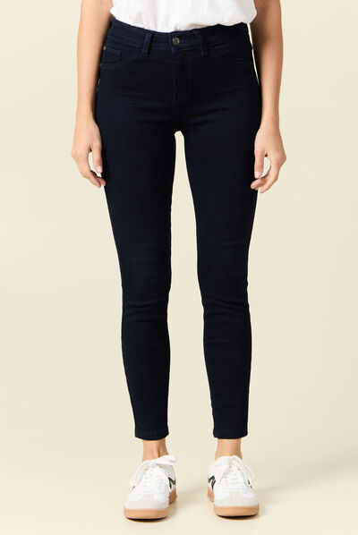 Jeans skinny 7/8ème denim brut femme