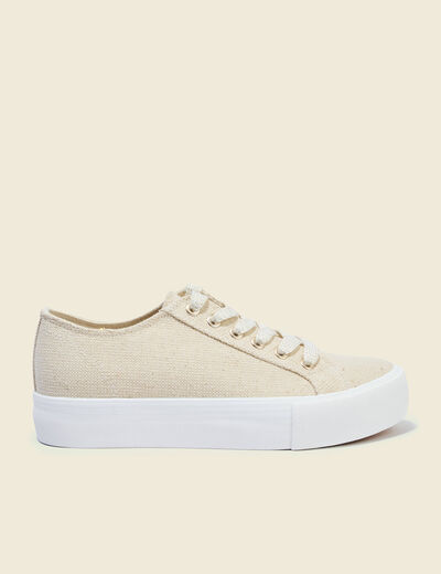 Tennis ecru femme