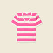 T-shirt manches courtes rose framboise femme