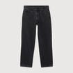 Jeans large relaxed denim noir homme