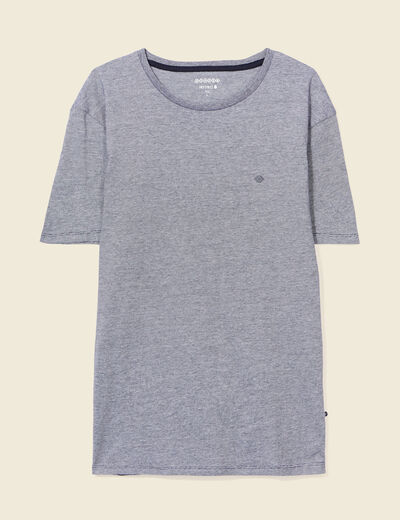 T-shirt éco-responsable bleu marine homme