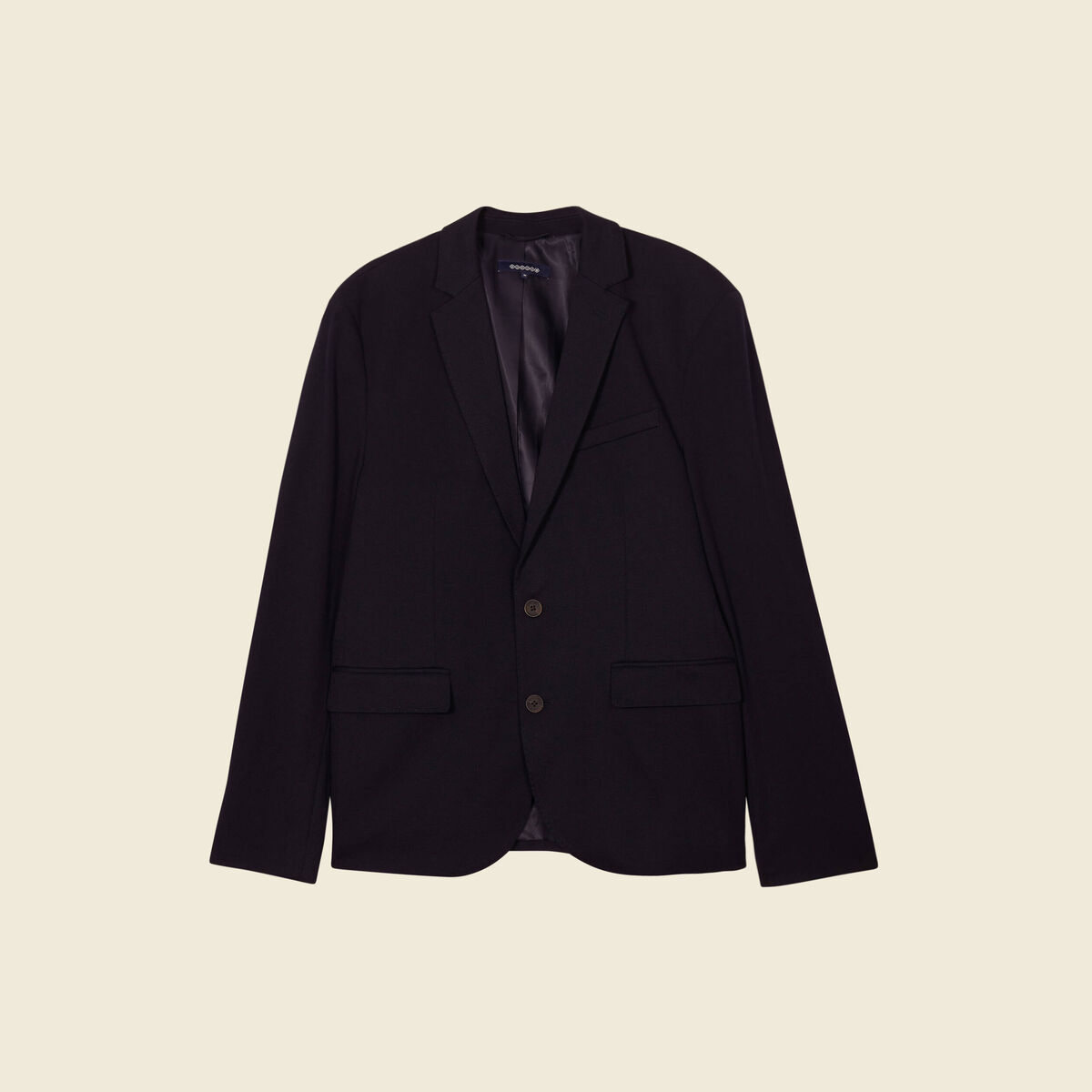 Veste blazer cintrée bleu marine homme