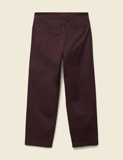 Pantalon marron fonc&eacute; homme