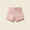 Short mom taille haute rose clair femme
