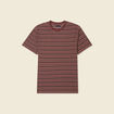T-shirt manches courtes bordeaux homme