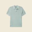 Polo manches courtes vert clair homme