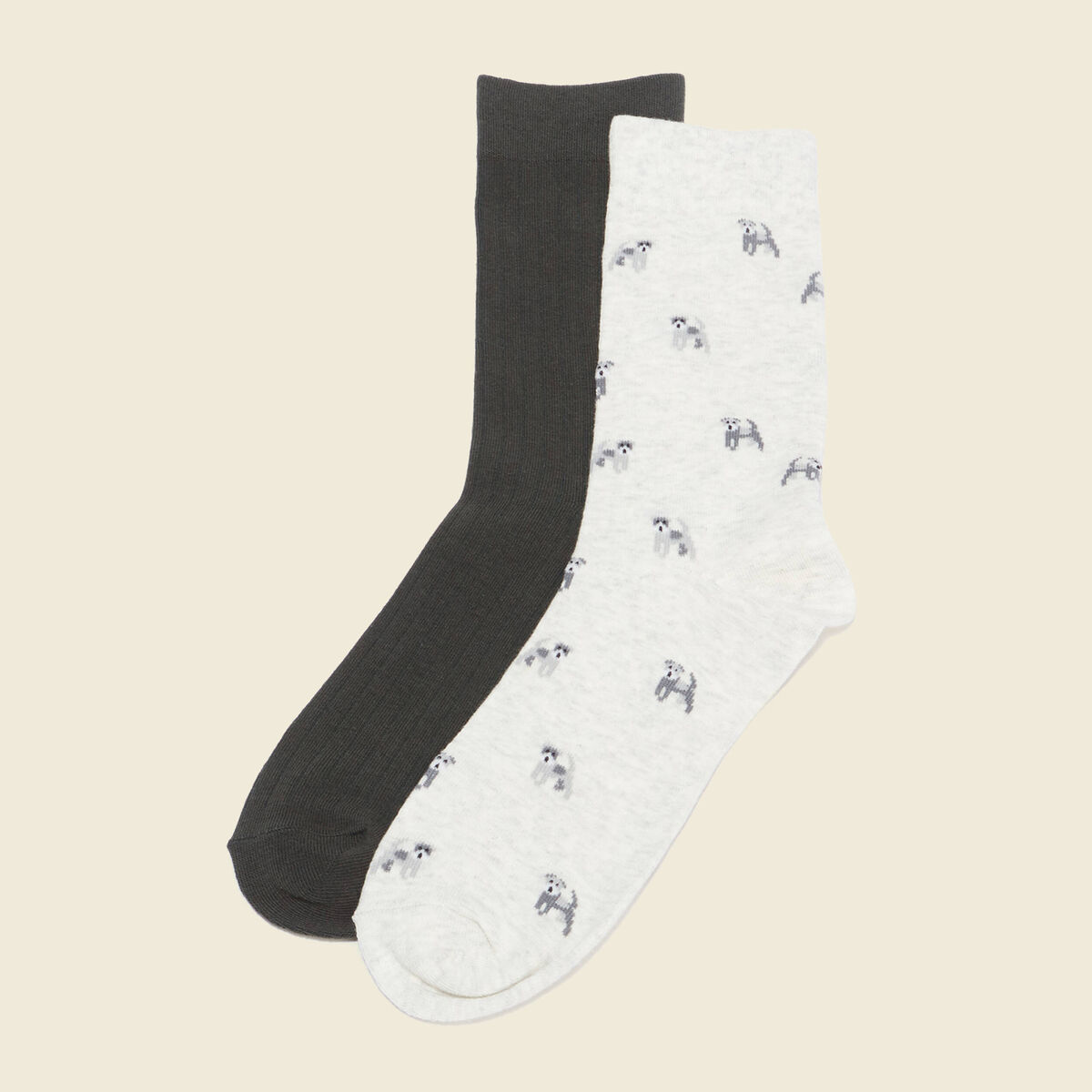 Lot 2 paires chaussettes ecru homme