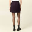 Jupe droite bleu marine femme