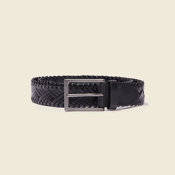 ceinture tressee noir homme Ceinture tressée noir homme