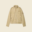 Blouson style biker zippé beige homme