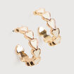 Boucles d'oreilles cr&eacute;oles couleur or femme