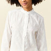Chemise manches longues ecru femme