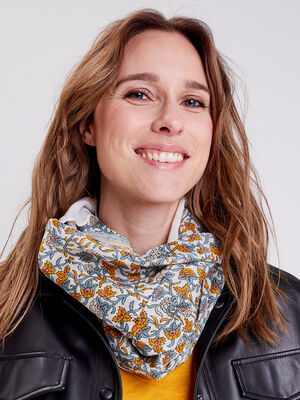 Foulard ecru femme