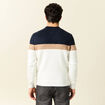 Pull manches longues ecru homme