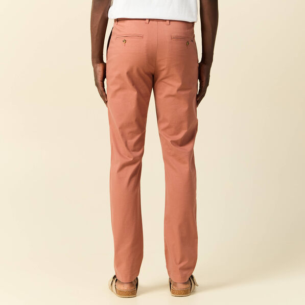 pantalon slim instinct chino vieux rose homme Pantalon slim Instinct chino vieux rose homme