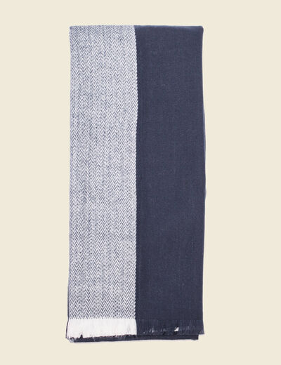 &Eacute;charpe bleu marine homme