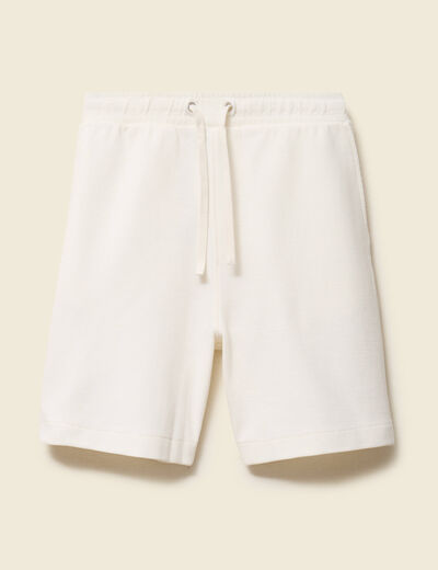Short ecru homme