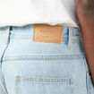 Jeans large charpentier denim bleach homme