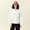 Chemise manches longues ecru femme