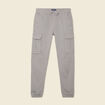 Pantalon battle bas resserré gris homme