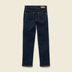 Jeans regular 7/8&egrave;me taille standard denim brut rinse femme