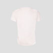 T-shirt ajust&eacute; col rond manches courtes blanc homme
