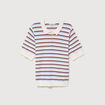 Polo manches courtes ecru femme