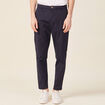 Pantalon chino 7/8&egrave;me bleu marine homme