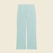 Pantalon large éco-responsable vert pastel femme