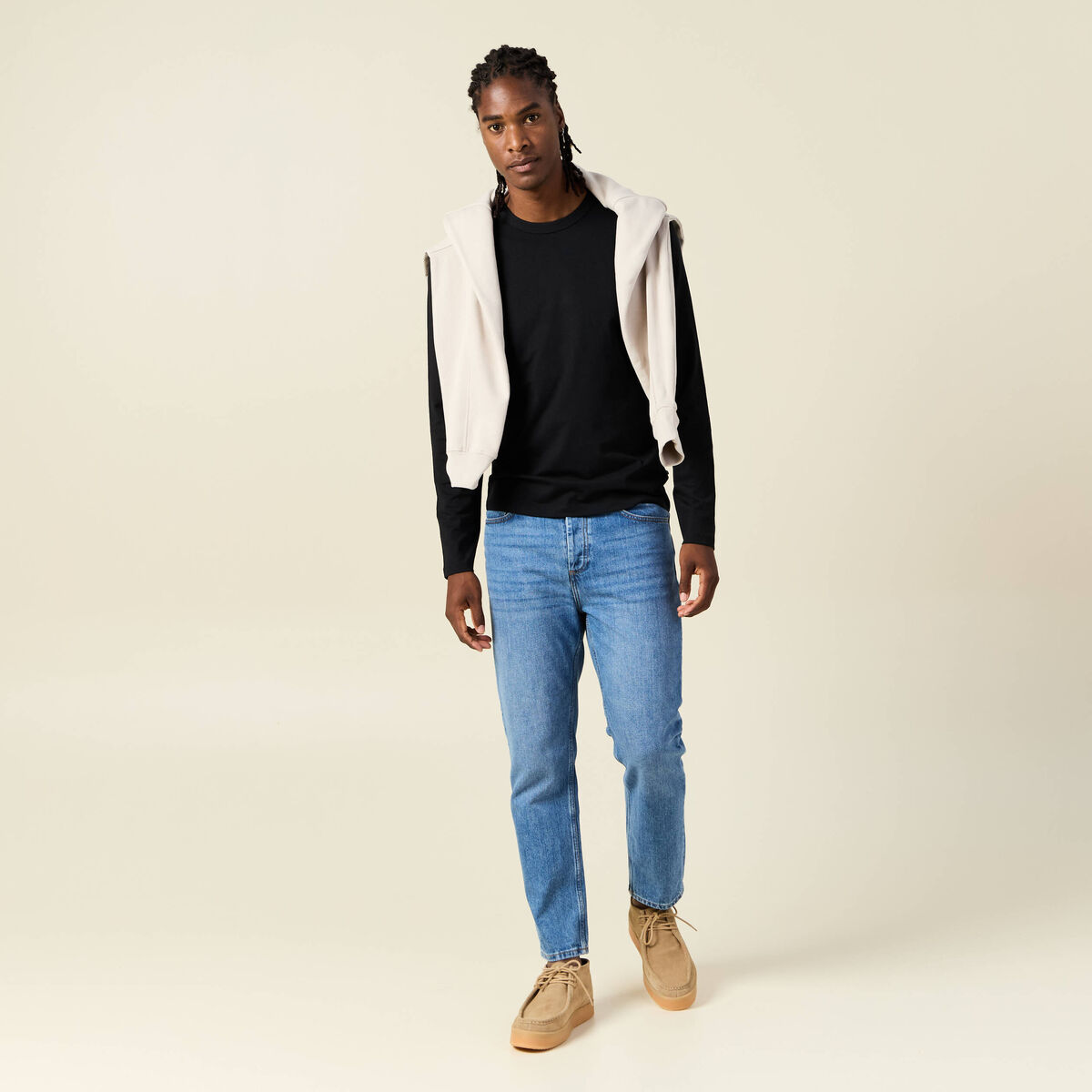 T-shirt éco-responsable noir homme