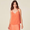 Caraco éco-responsable orange foncé femme