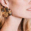 Boucles d'oreilles clous couleur or femme
