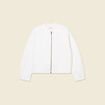 Gilet matelassé ecru femme