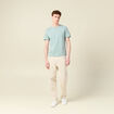 T-shirt éco-responsable bleu gris homme