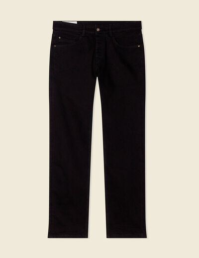 Jeans regular longueur 32 denim noir homme