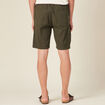 Bermuda droit velours gris foncé homme