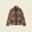 Gilet manches longues zippé sherpa beige homme