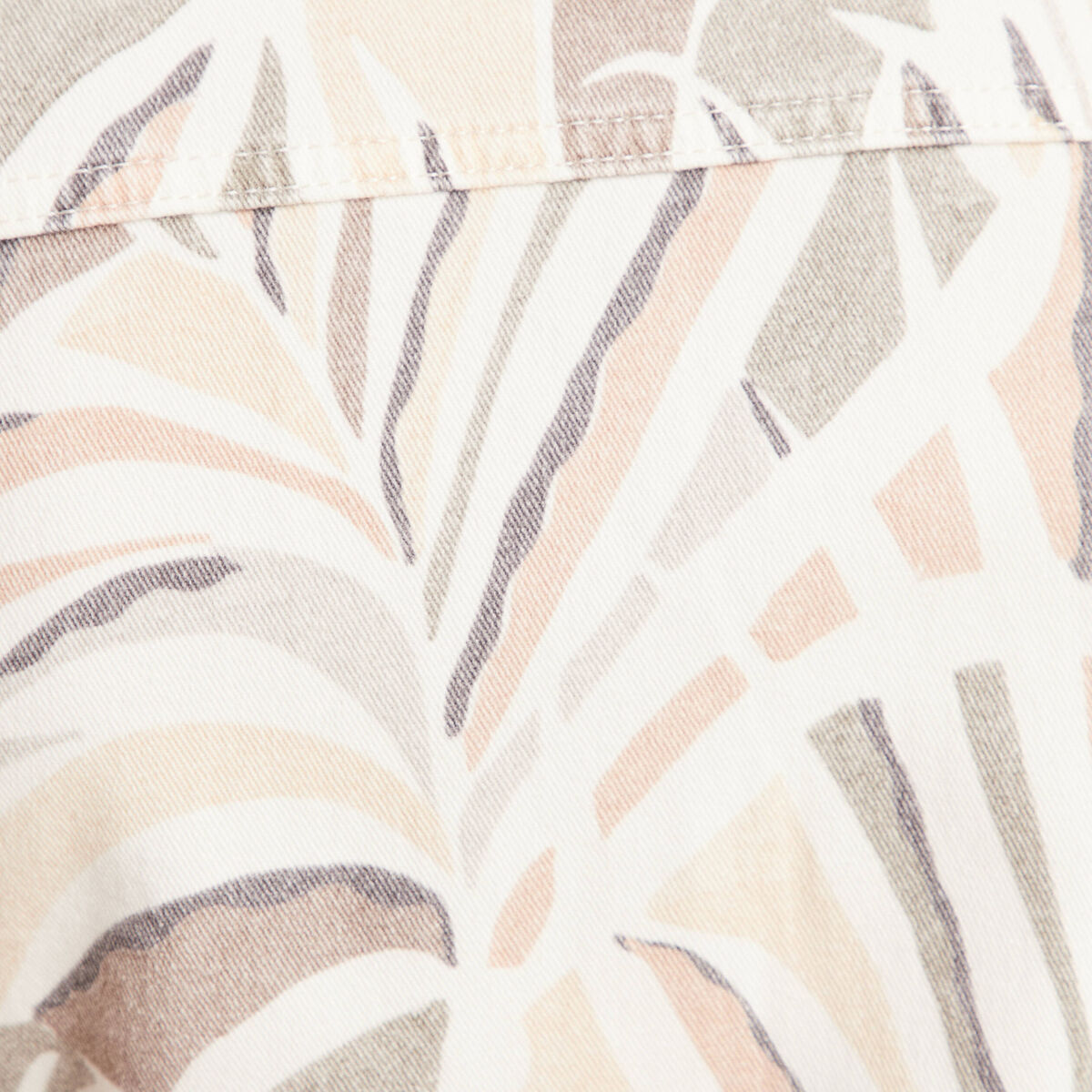 Robe droite en jean beige femme