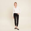 T-shirt manches longues blanc femme
