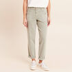 Jean coupe mom 7/8&egrave;me vert clair femme