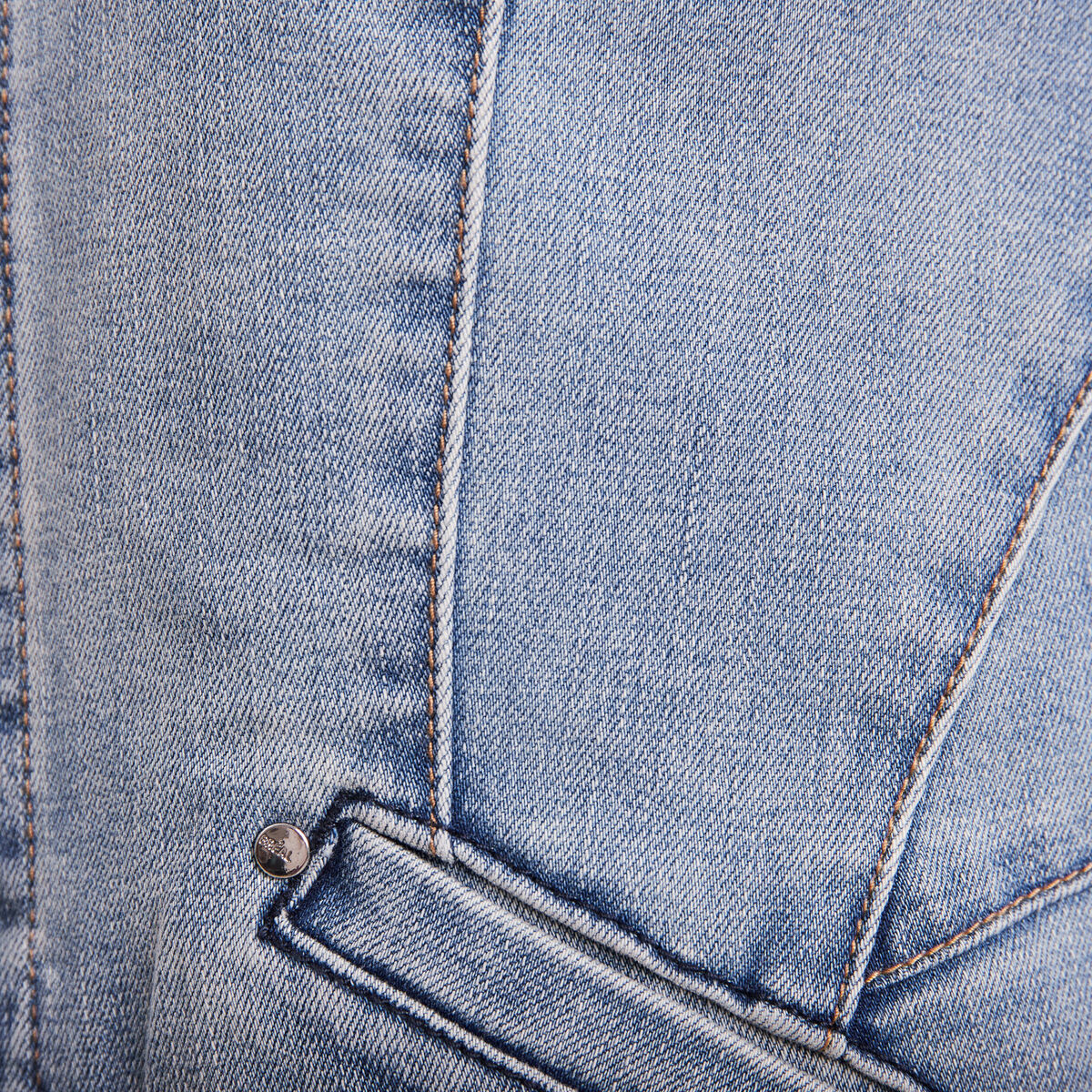 Veste boutonnée denim double stone femme