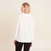 T-shirt manches longues blanc femme