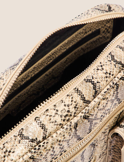 Sac en bandoulière beige femme