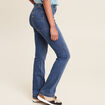 Jean bootcut taille standard denim stone femme