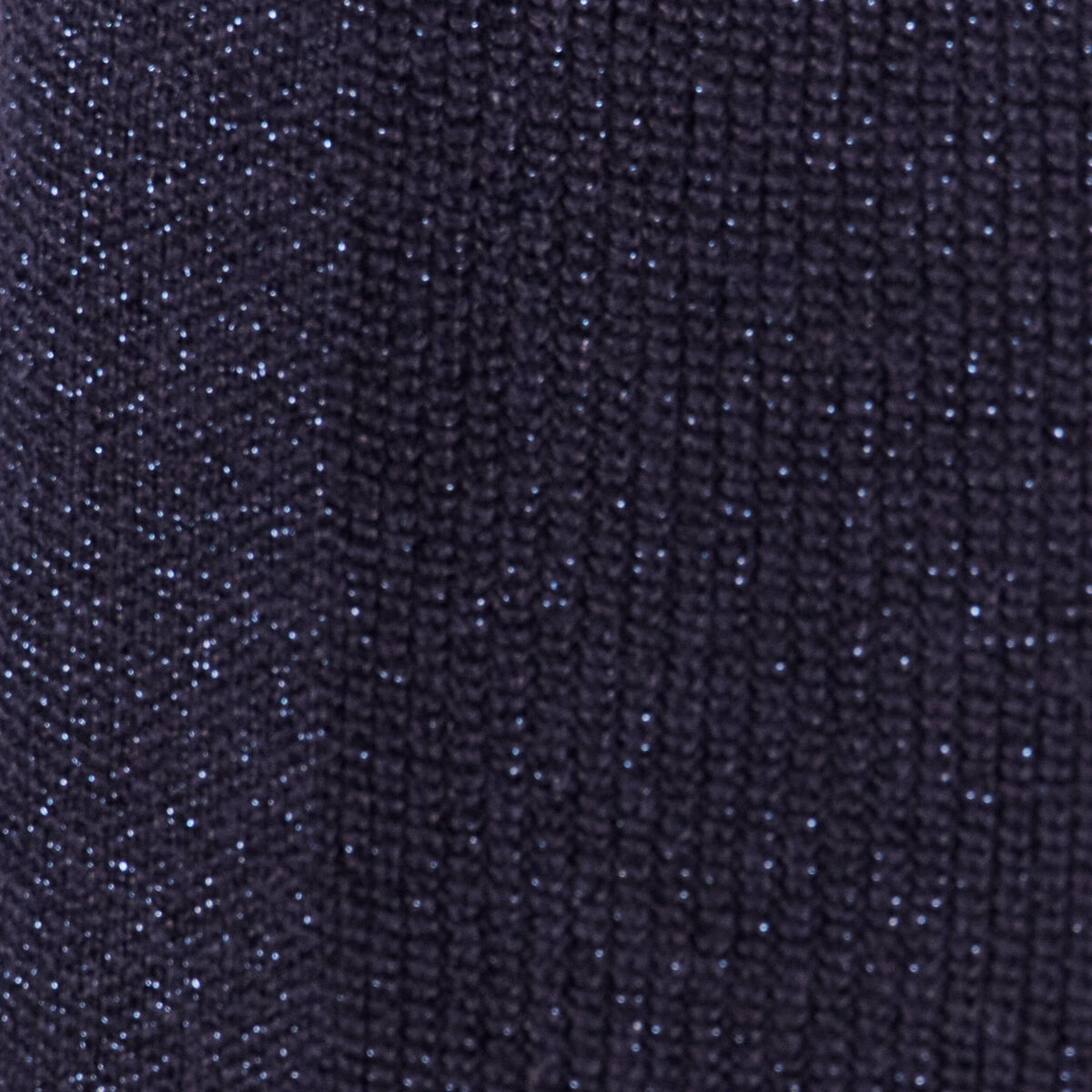Gilet manches longues brillant bleu marine femme