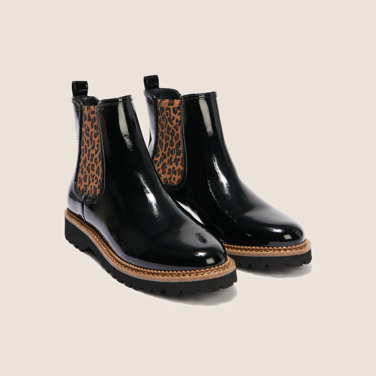Bottines noir femme