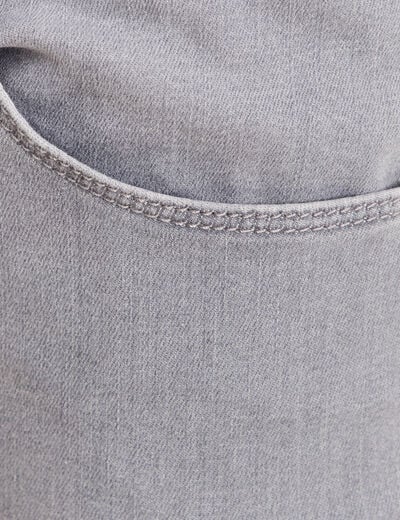 Jean magique L'Unique coupe ajust&eacute;e denim gris femme